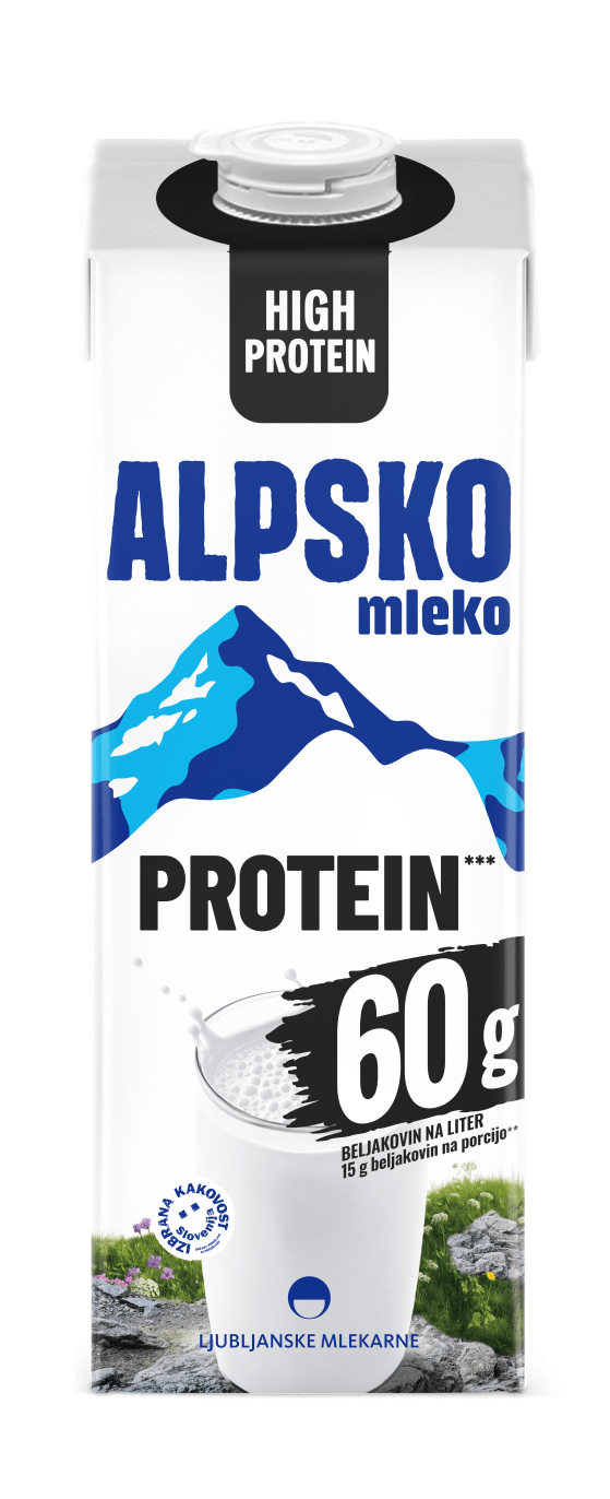 Alpsko mleko proteini 1L