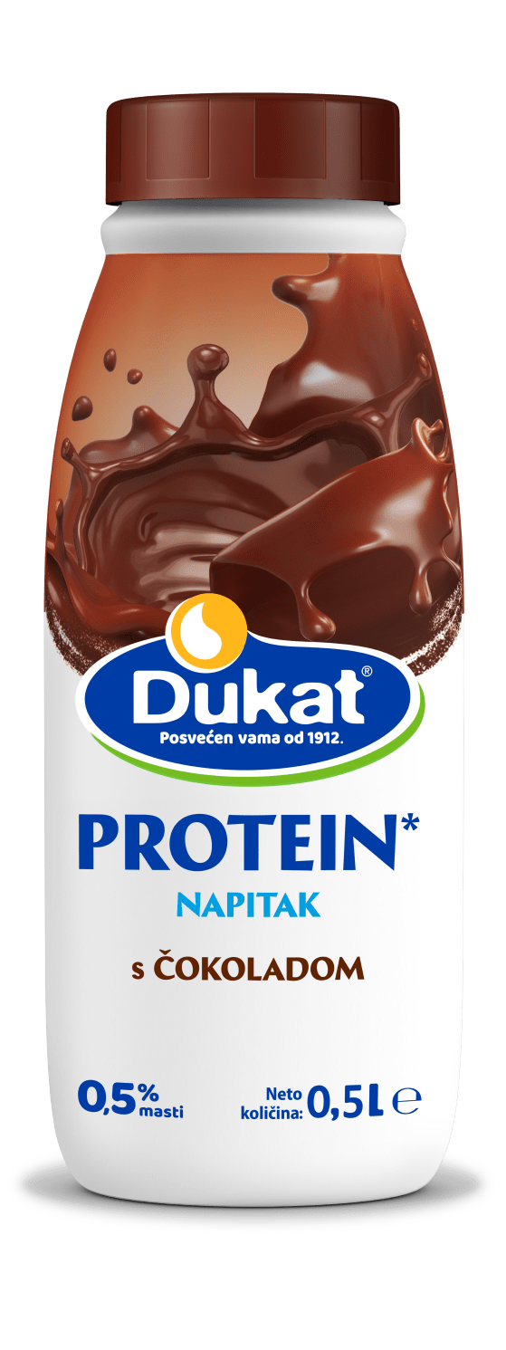Dukat PROTEIN mliječni proteinski napitak, okus čokolada, 0,5 l
