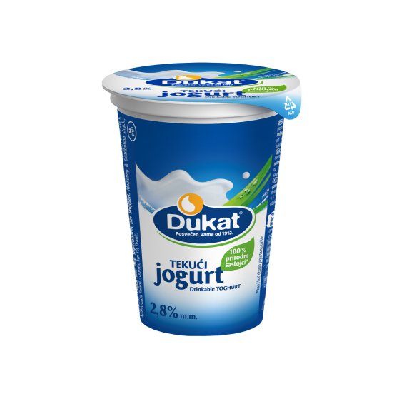 Dukat tekući jogurt 2,8% m.m., 180 g