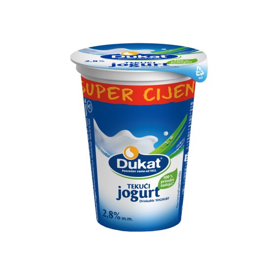 Dukat tekući jogurt 2,8% m.m., 230 g