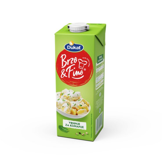 Brzo & Fino vrhnje za kuhanje, 1 kg