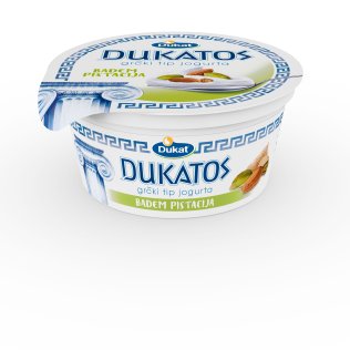 Dukatos grčki tip jogurta, okus badem pistacija, 150 g
