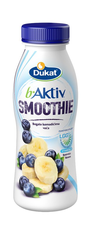 b.Aktiv™ LGG® jogurt Smoothie borovnica, banana, 330 g