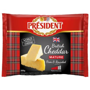 Président Chedar, zreli, 200 g