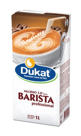 Dukat mlijeko barista professional 3,8% m.m., 1 L